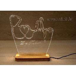 Персонализирана-3D-LED-лампа-Перфектният-подарък-за-доктор